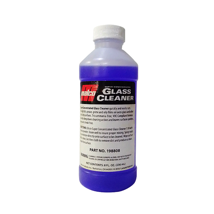 Shampoo concentrado para cristales MALCO Super Glass Cleaner de 8 onzas